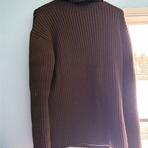 Banana Republic Dark Brown Turtleneck Sweater